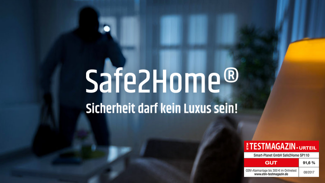 Safe2Home Alarmanlagen Set Profi Serie SP310 (Inkl. Zubehör und Sensoren ,  L x B x H: 195 x 136 x 31 mm) - Security-Boss-XXL