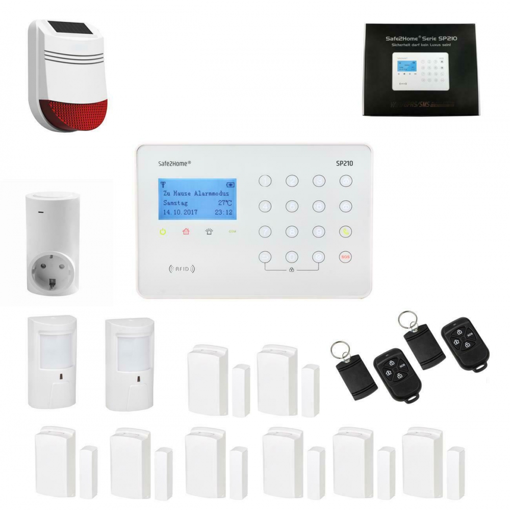 Funk Alarmanlagen Zentrale SP310 WLAN / GSM - Safe2Home® - Funk Alarm